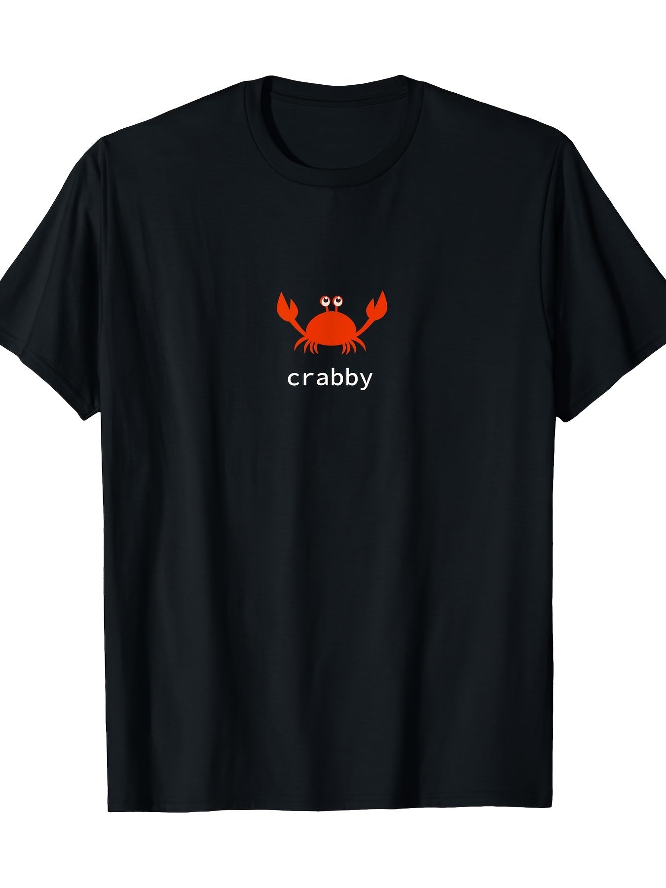 "Grumpy Crab Pattern" 100% Cotton T-shirt